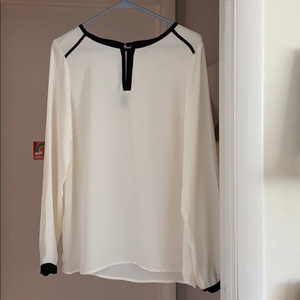 A sheer top from The Limited